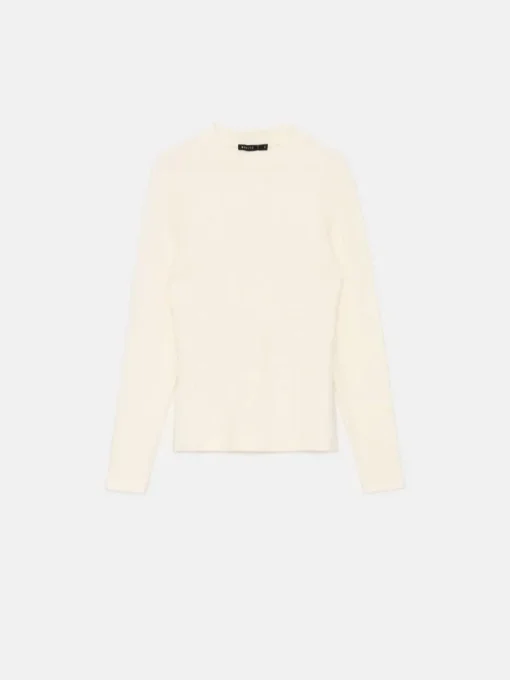 Blusen, Hemden>MOHITO Gestrickte Bluse Weiu00df
