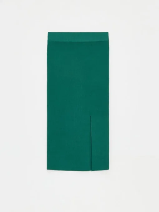 Röcke>MOHITO Gestrickter Midirock Grün