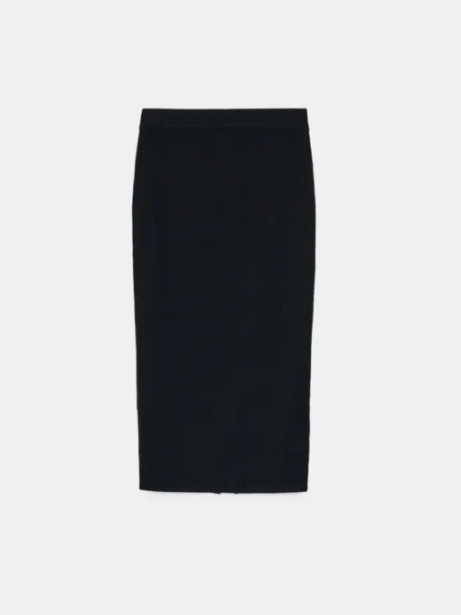 Röcke>MOHITO Gestrickter Midirock Schwarz