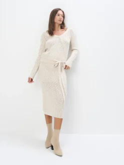 Röcke>MOHITO Gestrickter Midirock Nude
