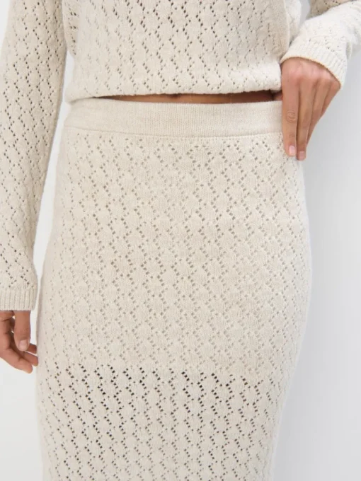 Röcke>MOHITO Gestrickter Midirock Nude