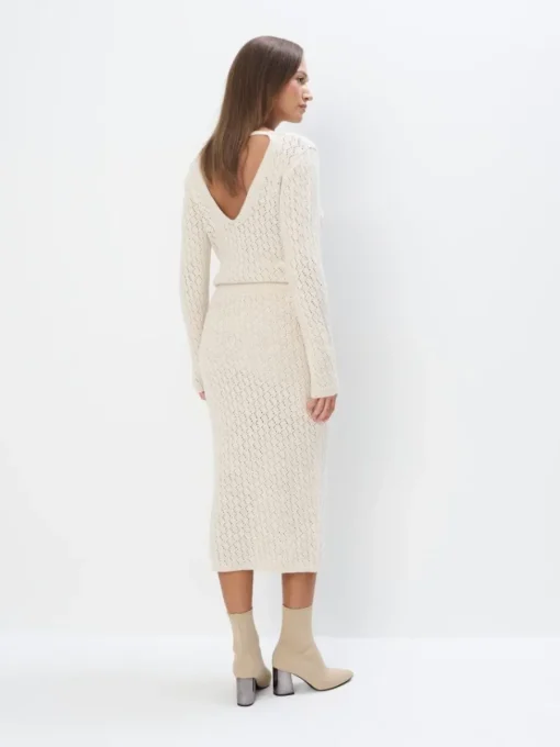 Röcke>MOHITO Gestrickter Midirock Nude