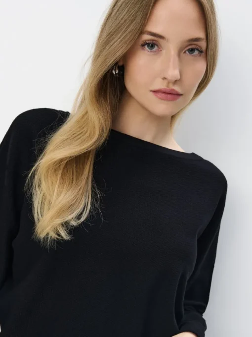 Pullover>MOHITO Gestrickter Pullover Schwarz