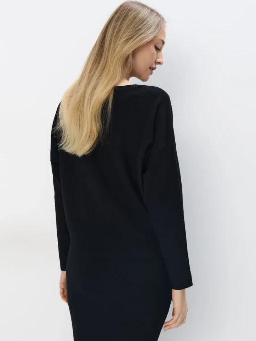 Pullover>MOHITO Gestrickter Pullover Schwarz