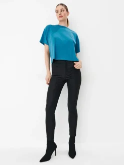 Jeans>MOHITO Gewachste Hose Schwarz