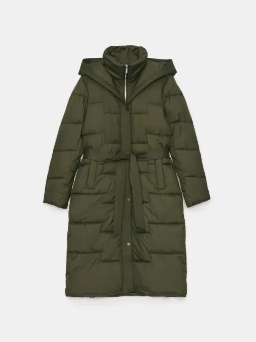 Jacken, Mäntel>MOHITO Grüner Steppmantel Khaki