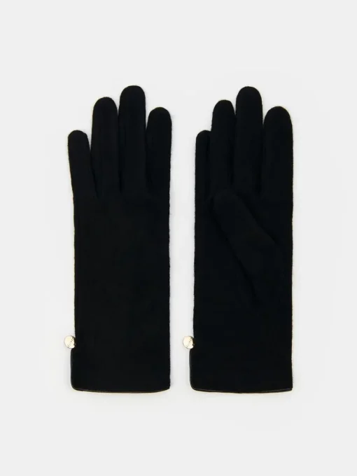 Handschuhe>MOHITO Handschuhe mit Wollanteil Schwarz