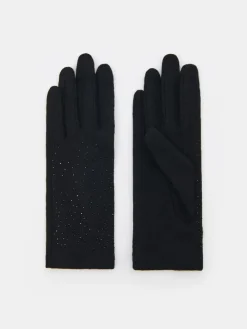 Handschuhe>MOHITO Handschuhe mit Wollanteil Schwarz