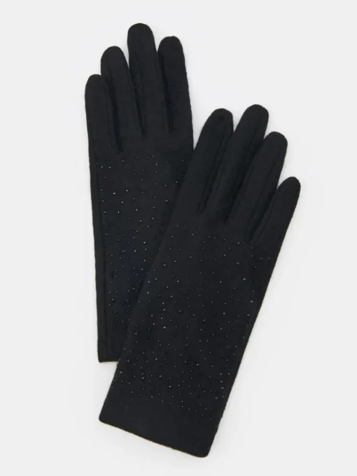 Handschuhe>MOHITO Handschuhe mit Wollanteil Schwarz