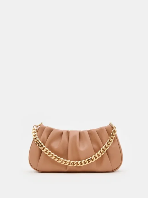 Entdecke Alles|Handtaschen, Rucksäcke>MOHITO Handtasche mit einer Kette Kaffeebraun