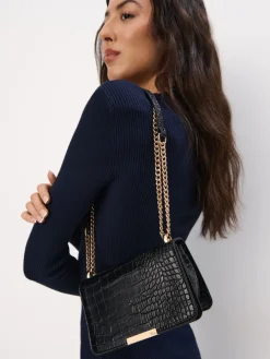 Entdecke Alles|Handtaschen, Rucksäcke>MOHITO Handtasche mit einer Kette Schwarz