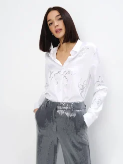 Blusen, Hemden>MOHITO Hemdbluse Weiu00df