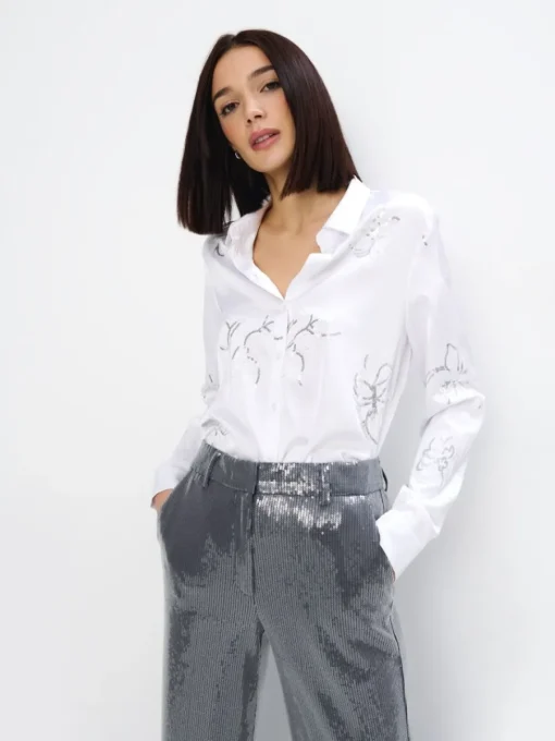 Blusen, Hemden>MOHITO Hemdbluse Weiu00df