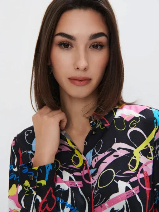 Blusen, Hemden>MOHITO Hemdbluse Schwarz