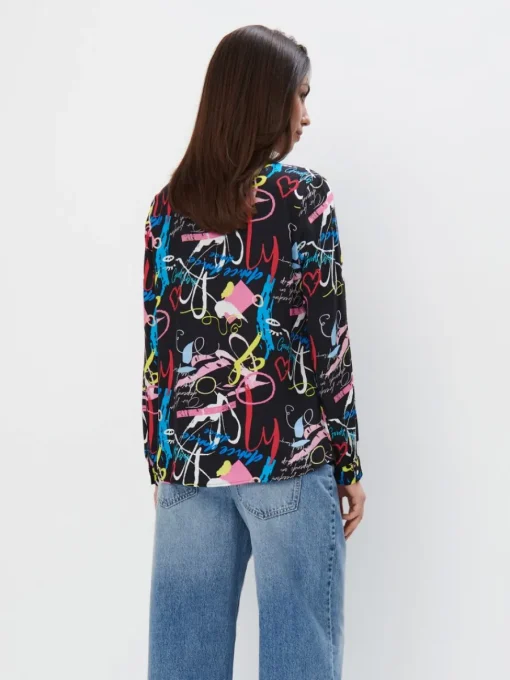Blusen, Hemden>MOHITO Hemdbluse Schwarz
