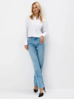 Blusen, Hemden>MOHITO Hemdbluse Weiu00df