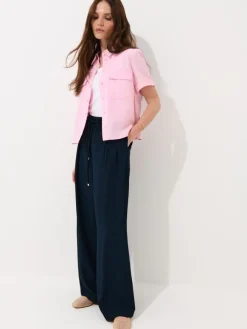 Blusen, Hemden>MOHITO Hemdbluse aus Viskosemischung Pastellrosa