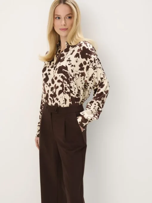 Blusen, Hemden>MOHITO Hemdbluse mit hohem Viskoseanteil Creme