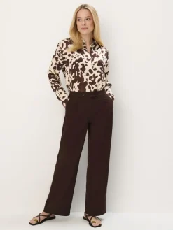 Blusen, Hemden></noscript>MOHITO Hemdbluse mit hohem Viskoseanteil Creme