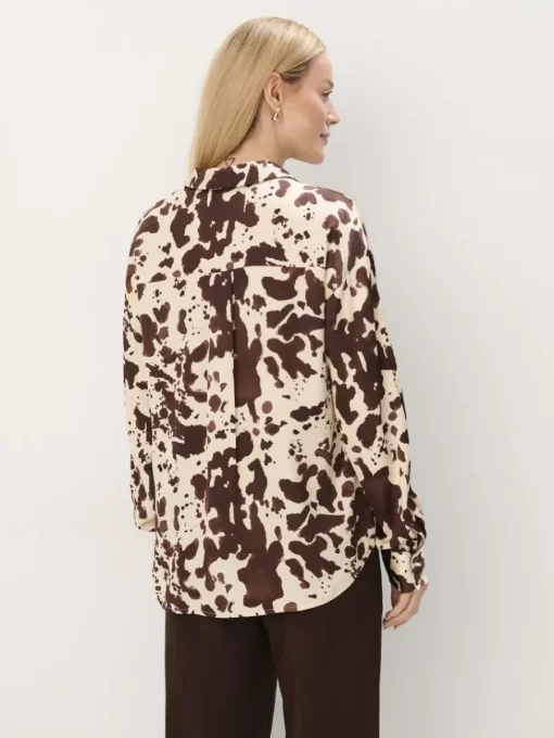 Blusen, Hemden>MOHITO Hemdbluse mit hohem Viskoseanteil Creme