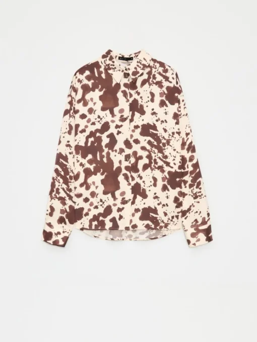 Blusen, Hemden>MOHITO Hemdbluse mit hohem Viskoseanteil Creme
