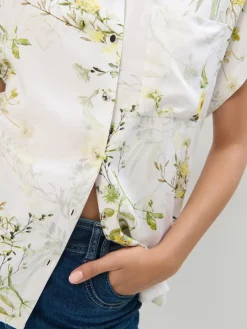 Blusen, Hemden>MOHITO Hemdbluse mit hohem Viskoseanteil Weiu00df