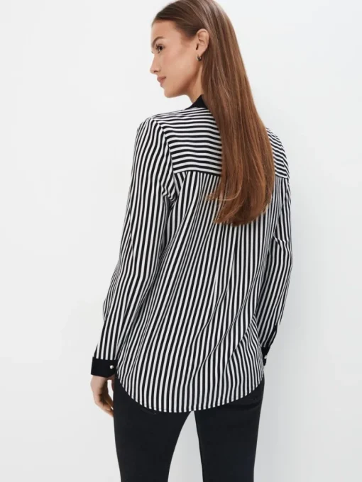 Blusen, Hemden>MOHITO Hemdbluse mit hohem Viskoseanteil Schwarz