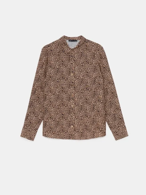Blusen, Hemden>MOHITO Hemdbluse mit hohem Viskoseanteil Beige