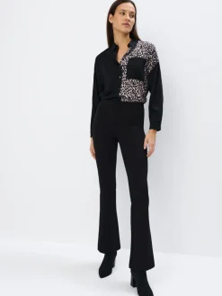 Blusen, Hemden>MOHITO Hemdbluse mit hohem Viskoseanteil Schwarz