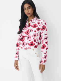 Blusen, Hemden>MOHITO Hemdbluse mit hohem Viskoseanteil Rot