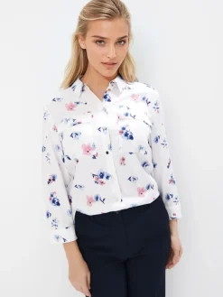 Blusen, Hemden>MOHITO Hemdbluse mit hohem Viskoseanteil Blau