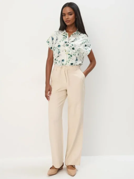 Blusen, Hemden>MOHITO Hemdbluse mit hohem Viskoseanteil Weiu00df