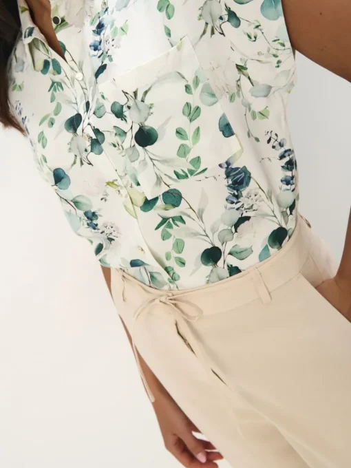 Blusen, Hemden>MOHITO Hemdbluse mit hohem Viskoseanteil Weiu00df