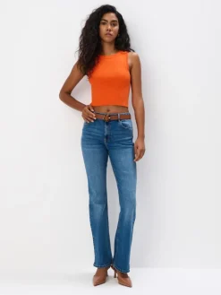 Jeans>MOHITO High waisted flare jeans Blau