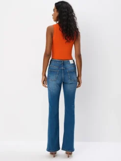 Jeans></noscript>MOHITO High waisted flare jeans Blau