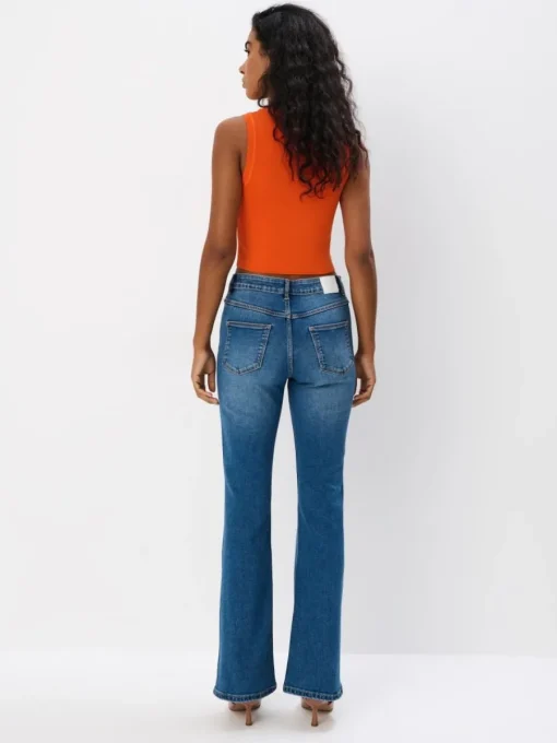 Jeans>MOHITO High waisted flare jeans Blau