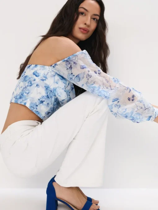 High Heels|Entdecke Alles>MOHITO Hochhackige Sandalen Blau