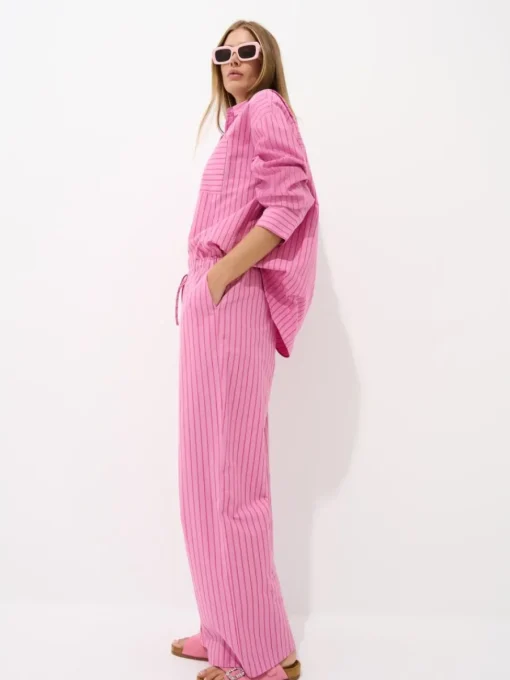 Sets|Hosen>MOHITO Hose aus Baumwolle Pastellrosa