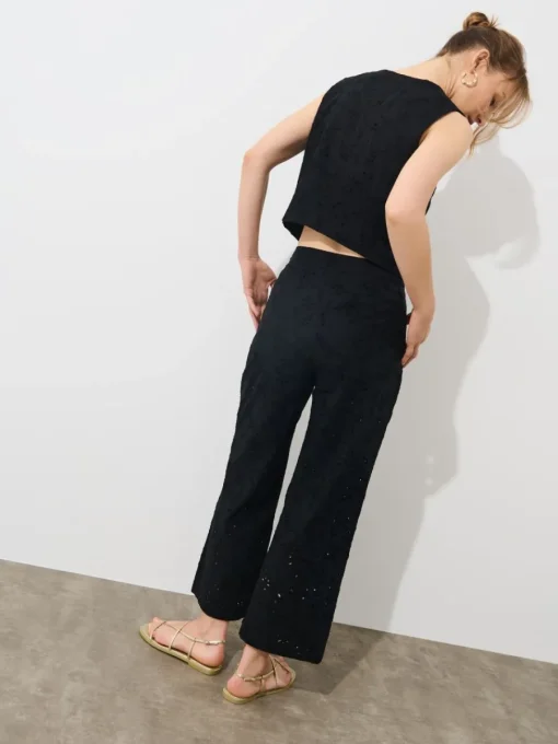 Sets|Hosen>MOHITO Hose aus Baumwolle Schwarz