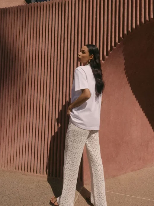Hosen>MOHITO Hose aus Baumwolle Creme