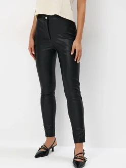 Hosen>MOHITO Hose aus Kunstleder Schwarz
