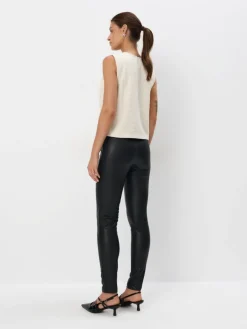Hosen></noscript>MOHITO Hose aus Kunstleder Schwarz