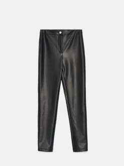 Hosen></noscript>MOHITO Hose aus Kunstleder Schwarz