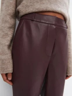 Hosen></noscript>MOHITO Hose aus Kunstleder Dunkelbraun