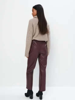 Hosen></noscript>MOHITO Hose aus Kunstleder Dunkelbraun