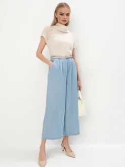 Jeans>MOHITO Hose Aus Lyocell Blau