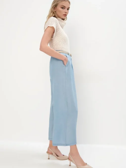 Jeans>MOHITO Hose Aus Lyocell Blau