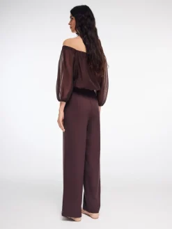 Hosen></noscript>MOHITO Hose aus Viskose Dunkelbraun
