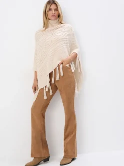 Hosen>MOHITO Hose im Flare-Fit Goldbraun