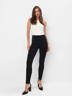 Hosen>MOHITO Hose im Skinny-Fit Schwarz